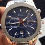 Perfect Replica Piaget Polo S Blue Dial Luminous Watch